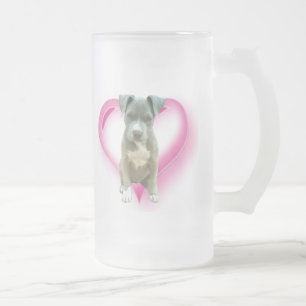 Caneca alta do filhote de cachorro de Pitbull