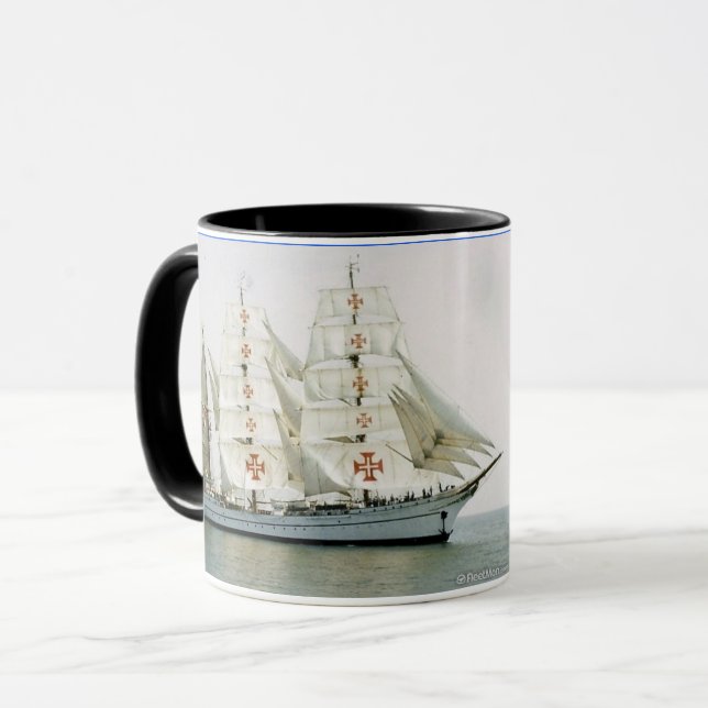 Caneca alta portuguesa do navio de Sagres (Frente Esquerda)