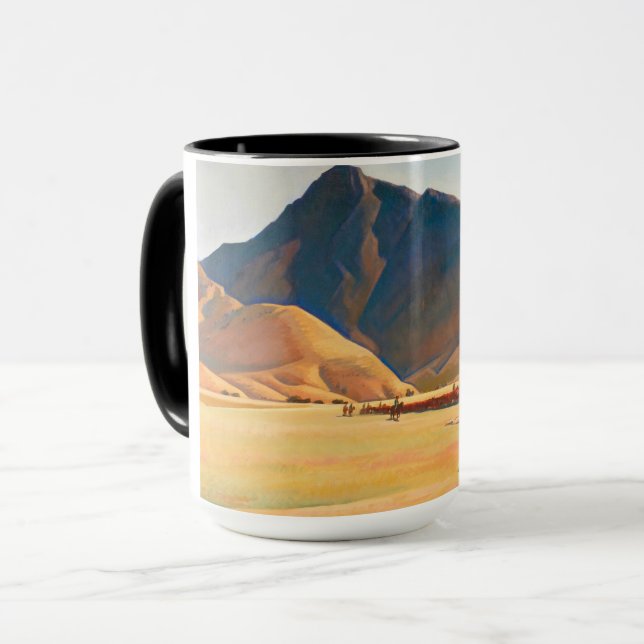 Caneca Altas Colinas de Tehachapi, 1936 por Maynard Dixon (Frente Esquerda)