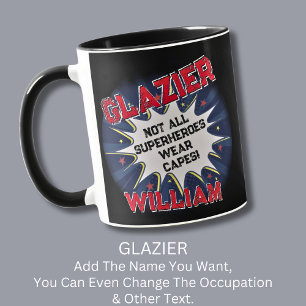 Caneca Alterar Texto, GLAZIER Nem Todos Os Super-Heróis