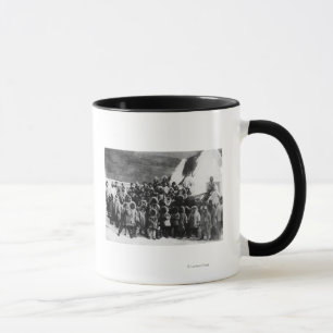 Caneca Alunos Eskimo na fotografia de Alaska