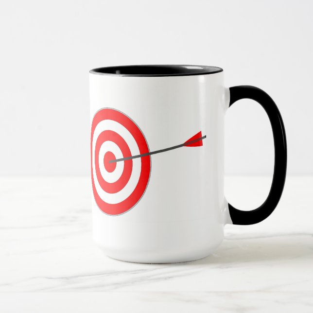 Caneca Alvo com seta (Direita)