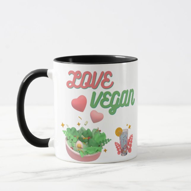 Caneca ama vegan (Esquerda)