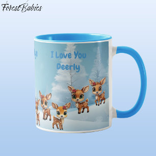 Caneca Amado Muito, Reindeer, Veado, Fawn, Doe 🦌