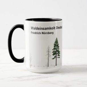 Caneca Amante da Natureza Waldeinsamkeit Personalizado