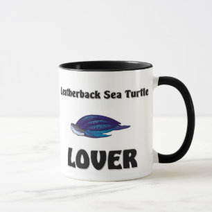 Caneca Amante da tartaruga de mar do Leatherback