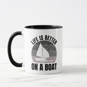 Caneca Amante de Barco Barqueiros Vela Marinheiro Veleiro