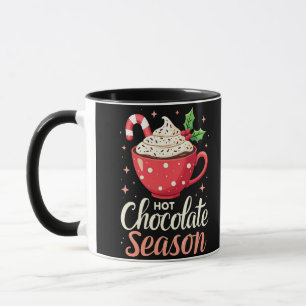 Caneca Amante de Biscoitos de Cacau de Natal Festa de Inv