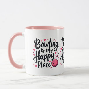 Caneca Amante de Boliche Design Esportivo Estético e Fofo