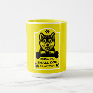 Caneca Amante de Cachorro Shiba Inu Engraçado