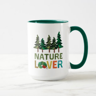 Caneca Amante de natureza com fome de Caterpillar  
