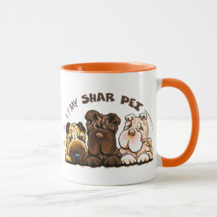 Caneca Amante de Shar Pei do chinês