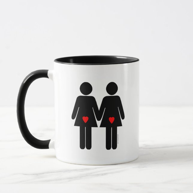 Caneca Amantes Lésbicas (Esquerda)