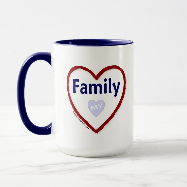 Caneca Amar Minha Família (Esquerda)