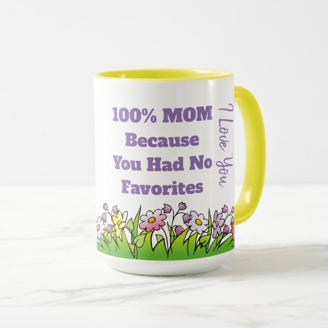 Caneca Amarela 15 oz Combo Sem Favoritos (Frente Esquerda)