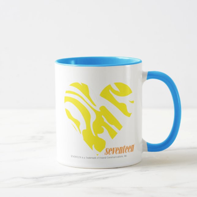 Caneca Amarelo 4 da zebra (Direita)