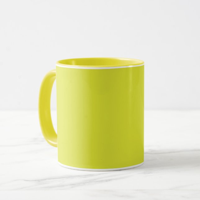 Caneca Amarelo Banana (Frente Esquerda)