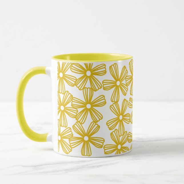 CANECA AMARELO DAISIES (Esquerda)