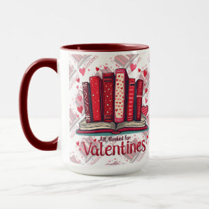 Caneca Ambiente de Leitura Romântica Presente de Valentim
