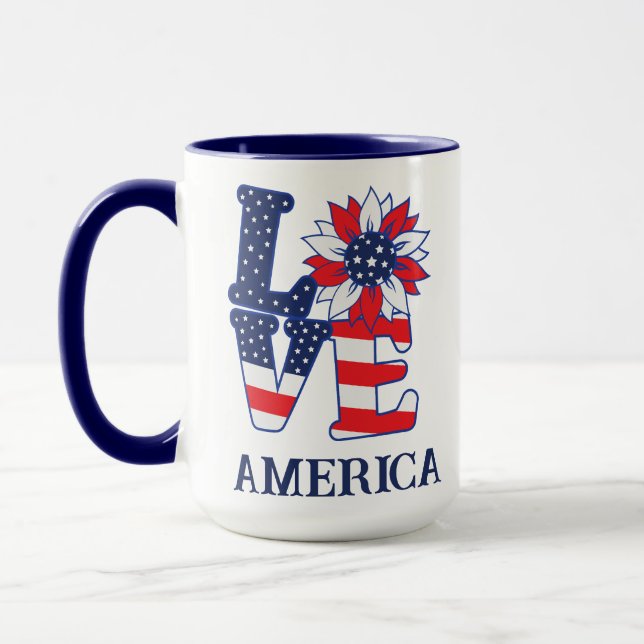 Caneca Ame a América  (Esquerda)