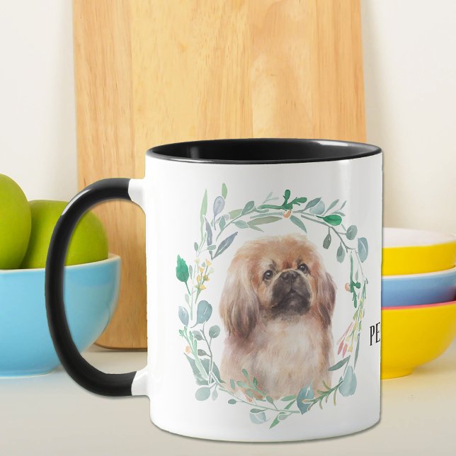 Caneca Ame A Minha PAPEL Wreath Coffee Mug (Criador carregado)
