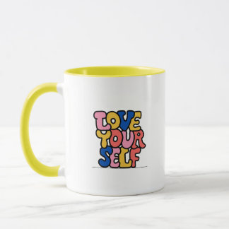 Caneca Ame a Você Mesmo Boas Vibrações