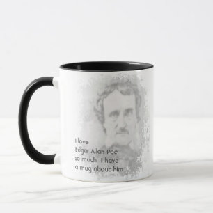 Caneca Ame Edgar Allan Poe Tão Divertido Que Cita Mug