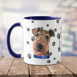 Caneca Ame Meu Cachorro Airedale Terrier