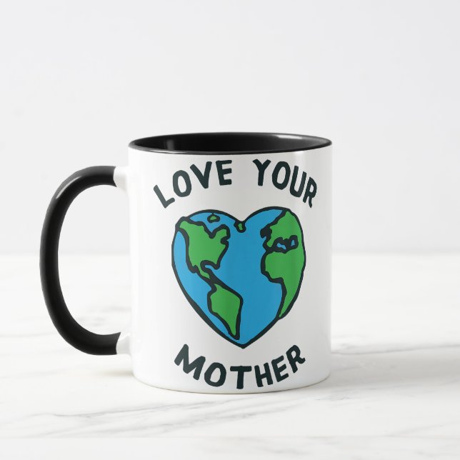 Caneca Ame o Coração da Mãe Terra (Esquerda)