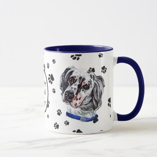 Caneca Ame O Meu Cachorro Inglês (Direita)
