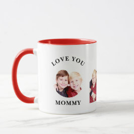 Caneca Ame Você Mamãe Foto Personalizada Personalizada Da