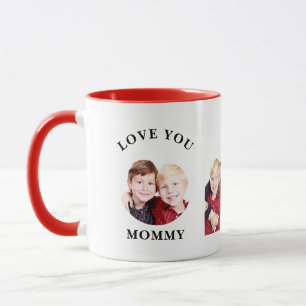 Caneca Ame Você Mamãe Foto Personalizada Personalizada Da