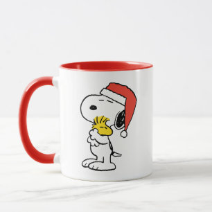 Caneca Amendoins   Abraços de Férias Snoopy & Woodstock