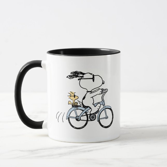 Caneca Amendoins | Bicicleta Snoopy & Woodstock (Esquerda)