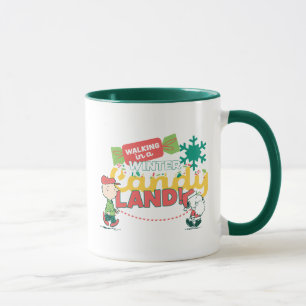 Caneca Amendoins   Caminhando Em Uma Terra De Bolinhos De