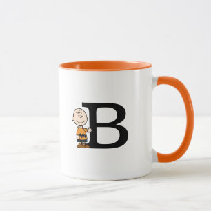 Caneca Amendoins   Charlie Brown Monograma B