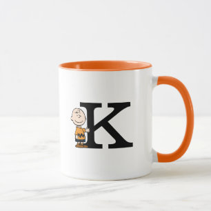 Caneca Amendoins Charlie Brown Monograma K