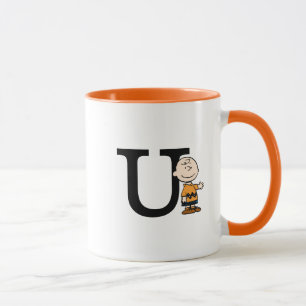 Caneca Amendoins Charlie Brown Monograma U