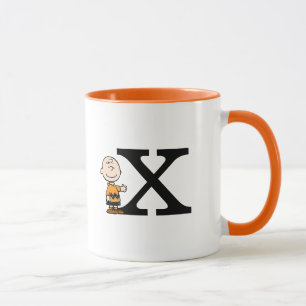 Caneca Amendoins   Charlie Brown Monograma X