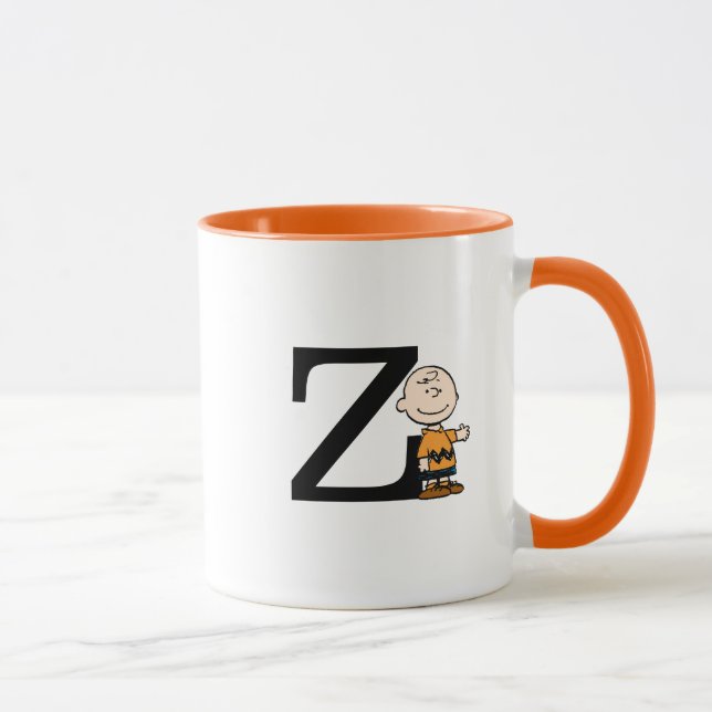 Caneca Amendoins | Charlie Brown Monograma Z (Direita)