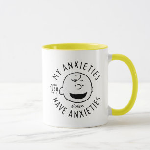 Caneca Amendoins   Charlie Brown Nervous Desde 1950
