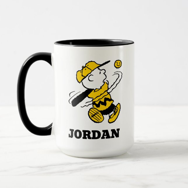 Caneca Amendoins | Charlie Brown no Bat (Esquerda)