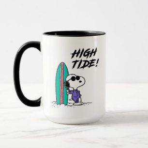 Caneca Amendoins   Coluna Alta do Oceano de Snoopy