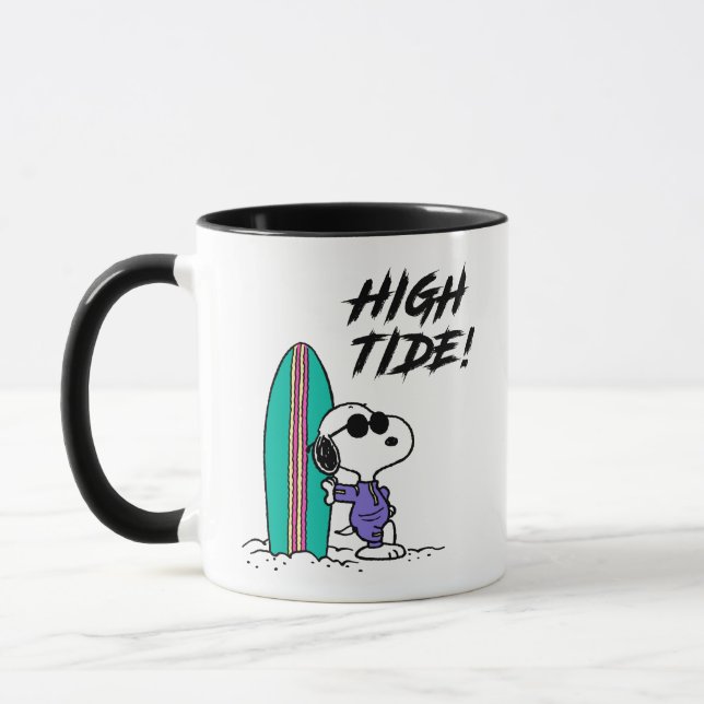Caneca Amendoins | Coluna Alta do Oceano de Snoopy (Esquerda)