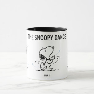 Caneca Amendoins   Dança De Snoopy