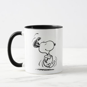 Caneca Amendoins   Dança Feliz Snoopy