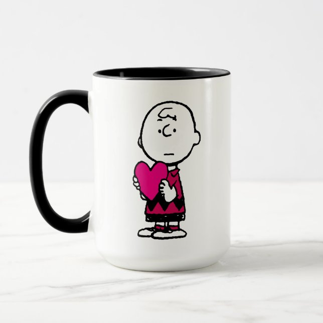 Caneca Amendoins | DIA DE OS NAMORADOS | Heart Charlie Br (Esquerda)