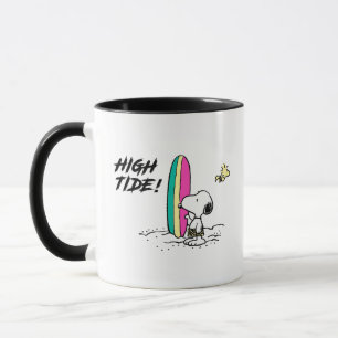 Caneca Amendoins Esnoopia e Woodstock alto