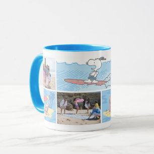 Caneca Amendoins   Férias de praia   Colagem de Fotografi