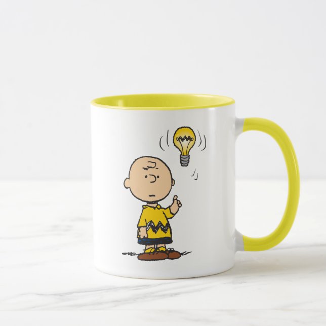 Caneca Amendoins | Ideia da lâmpada de Charlie Brown (Direita)